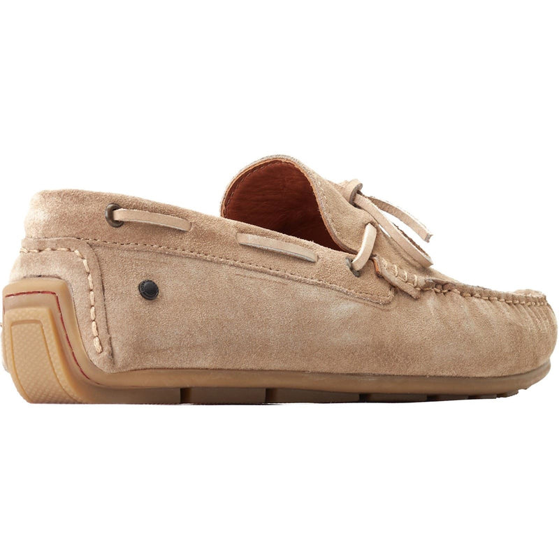 Base London Brooks Leder Herren Sand Loafers
