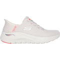 Skechers Arch Fit 2.0 Good Energy Textile Damen Sneaker In Natürlichen/Mehrfarbigen Tönen