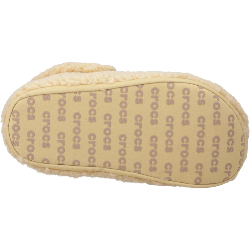 Crocs Classic Cozzzy Polyester Weizen Hausschuhe