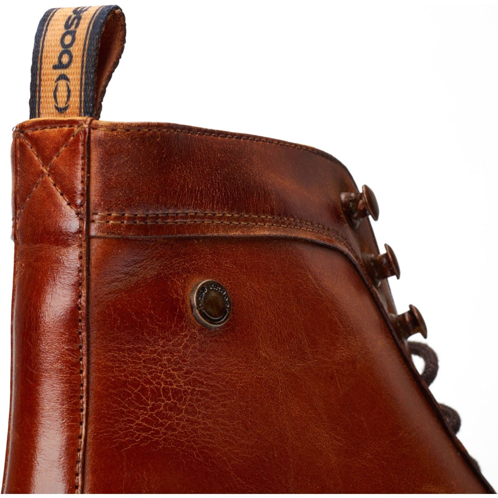 Base London Plymouth Leder Herren Verbrannte Hellbraune Stiefel