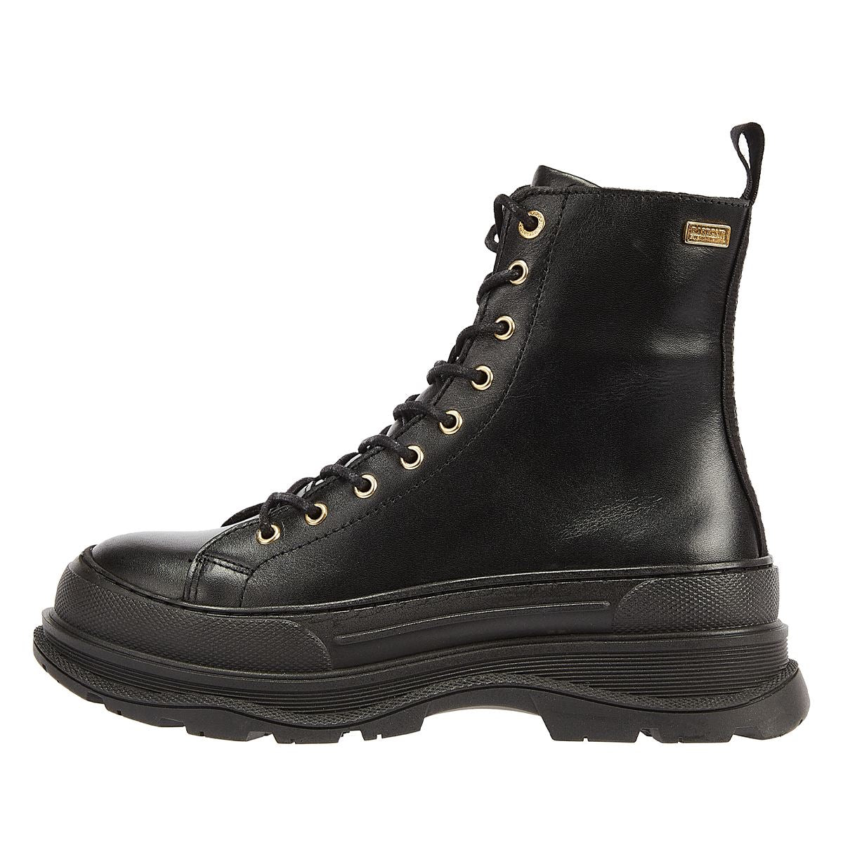 Barbour International Napier Damen Schwarze Stiefel