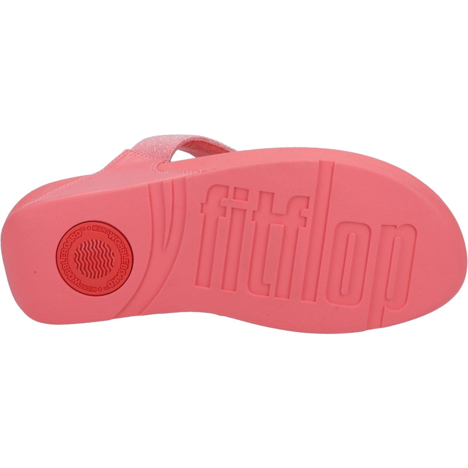 Fitflop Lulu Shimmerlux Polyester Damen Rosy Coral Sandalen