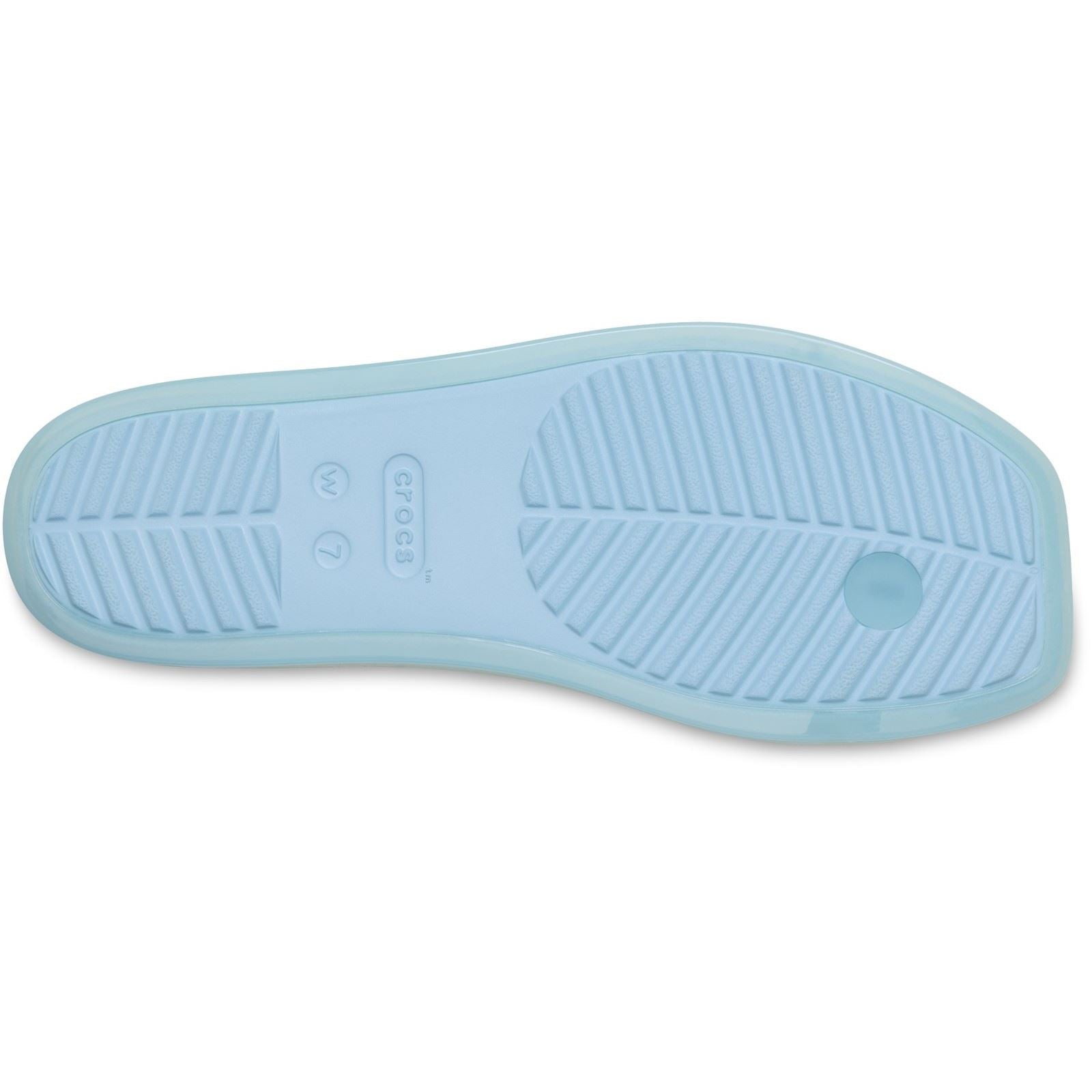 Crocs Miami Jely Toe Loop Eva Damen Sandalen Himmelblau