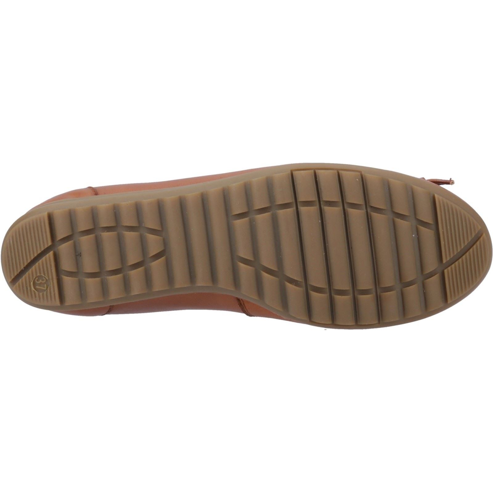 Hush Puppies Lucille Damen Flache Schuhe aus Leder in Tan