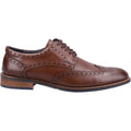 Hush Puppies Dustin Brogue Herren Schuhe Aus Schokoladenfarbenem Leder