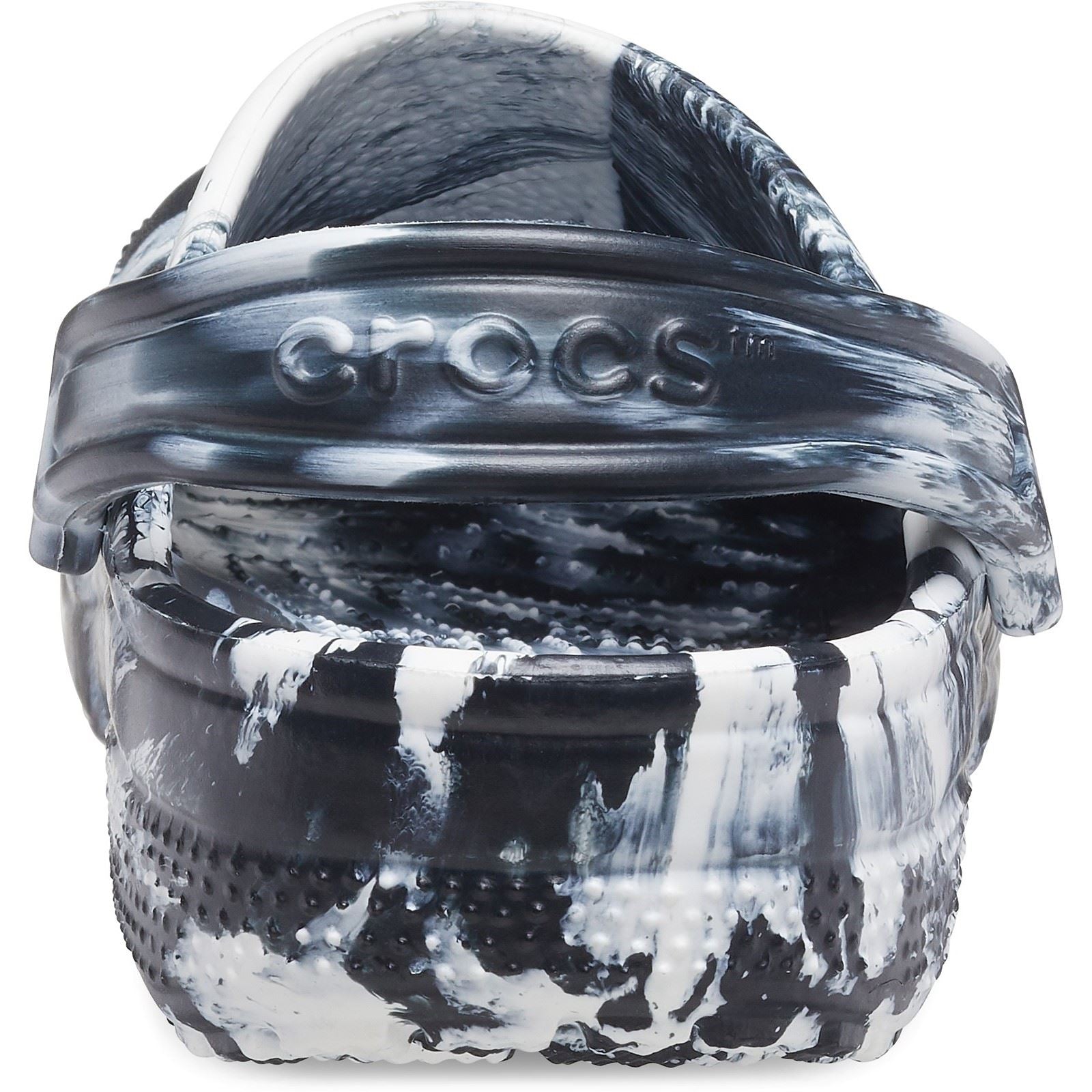 Crocs Marble Thermoplastische Weiße/Schwarze Clogs