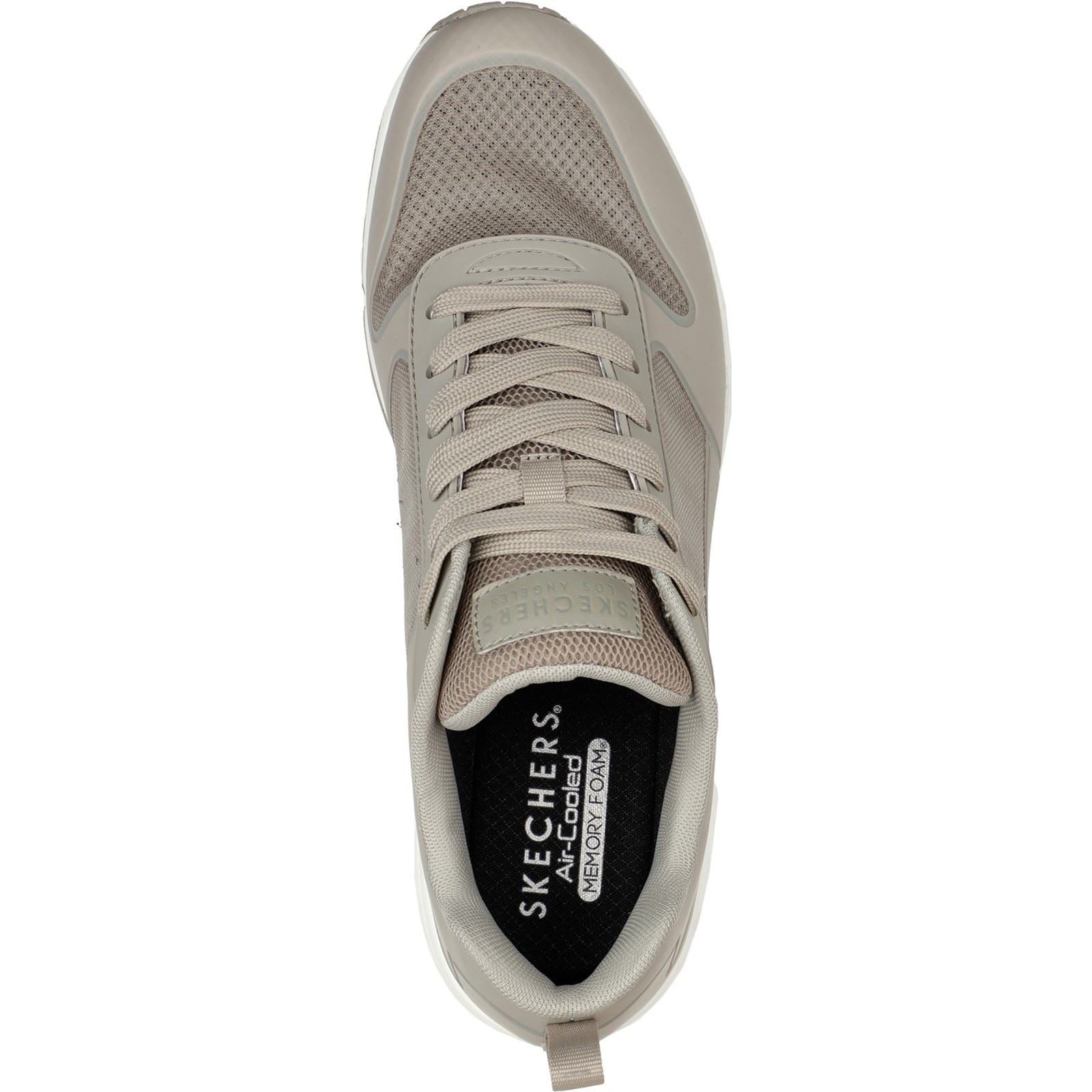 Skechers Uno Sol Synthetische Herren-Taupe-Sneakers