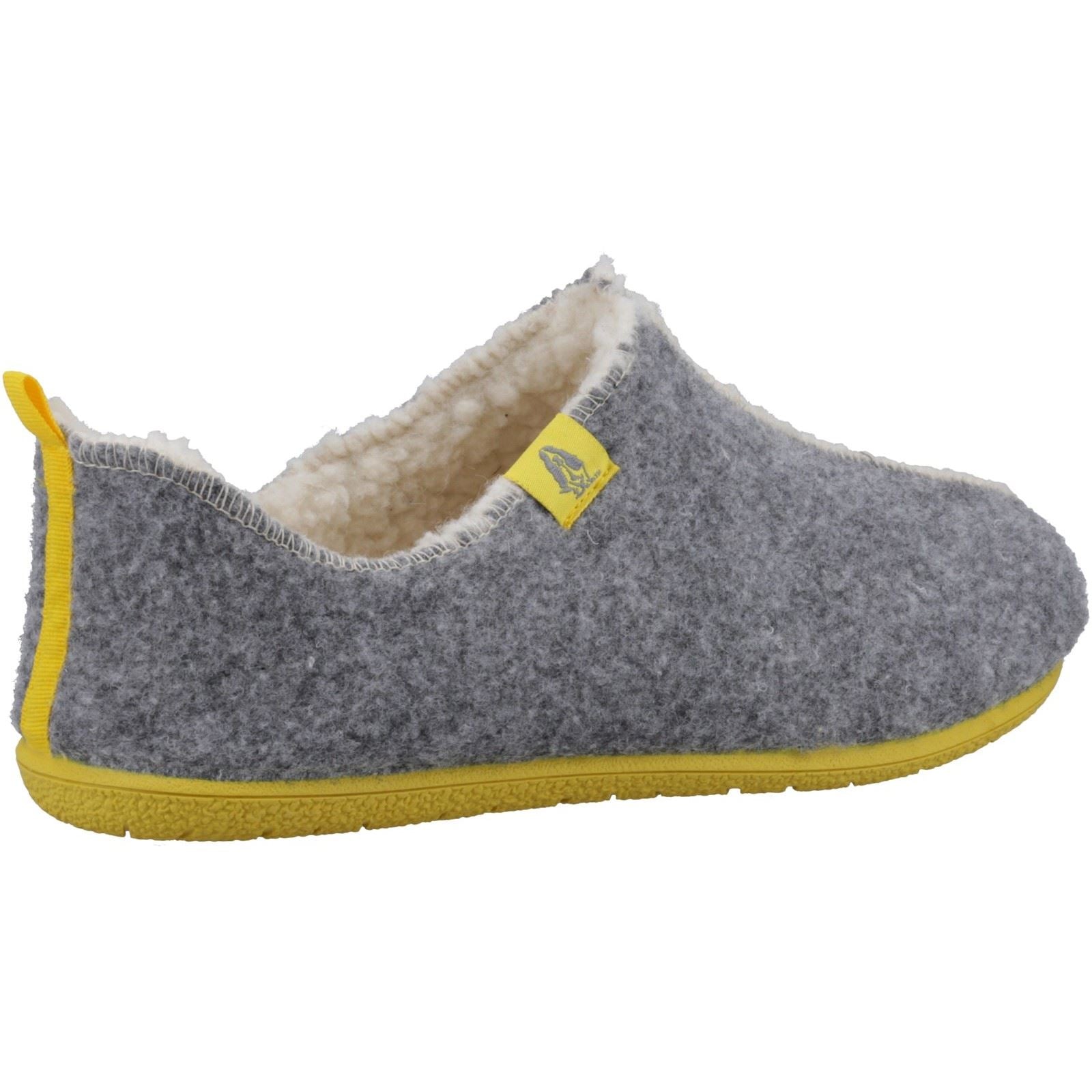 Hush Puppies Good Damen Graue Hausschuhe