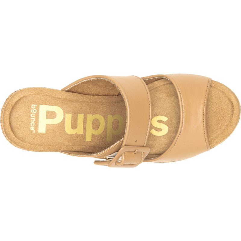 Hush Puppies Poppy Damen Sandalen Aus Leder In Tan