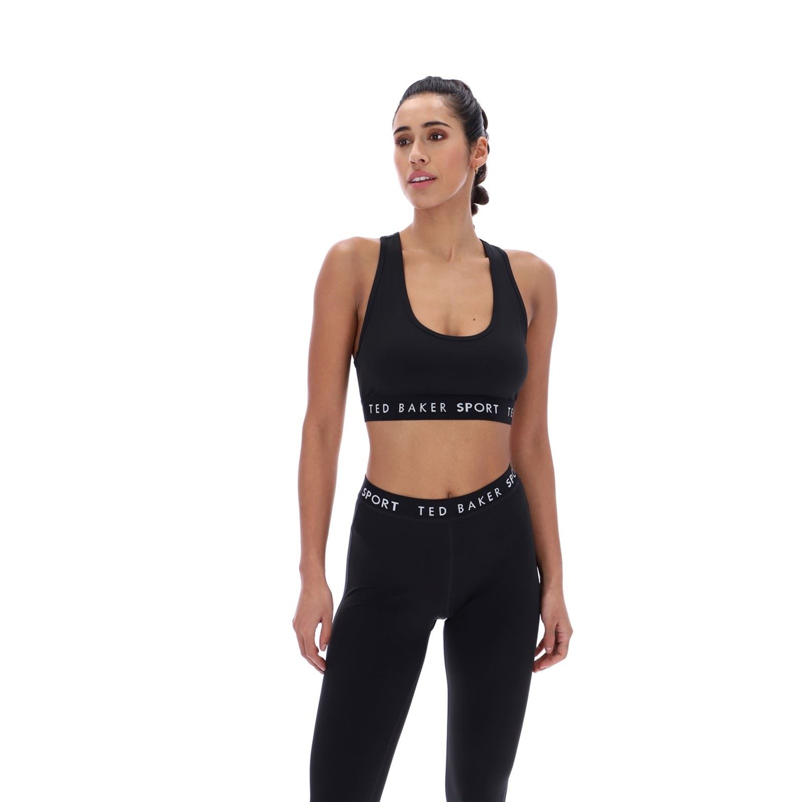 Ted Baker DIANA TBWSBA2525 Polyester Damen Schwarze Farber Sport-Bh