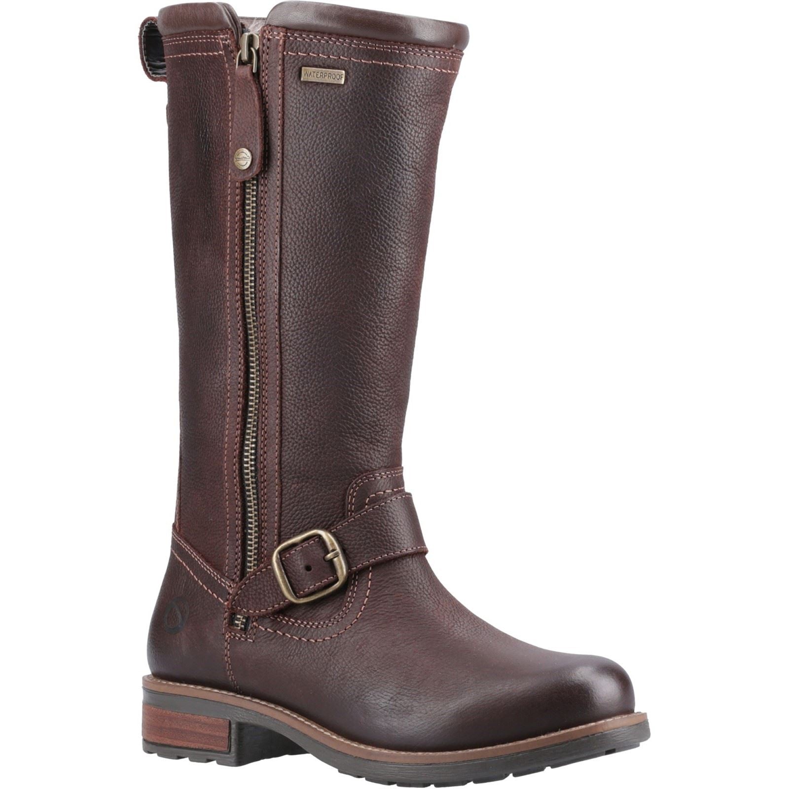 Cotswold Bourton Damenstiefel aus braunem Leder