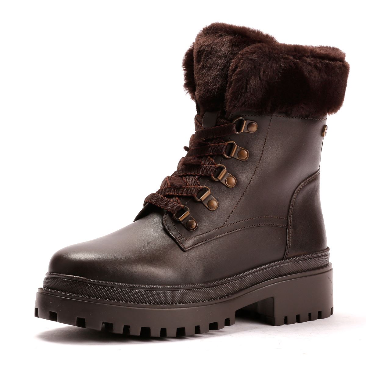 Osprey London The Budapest Leder Damen Braune Stiefel