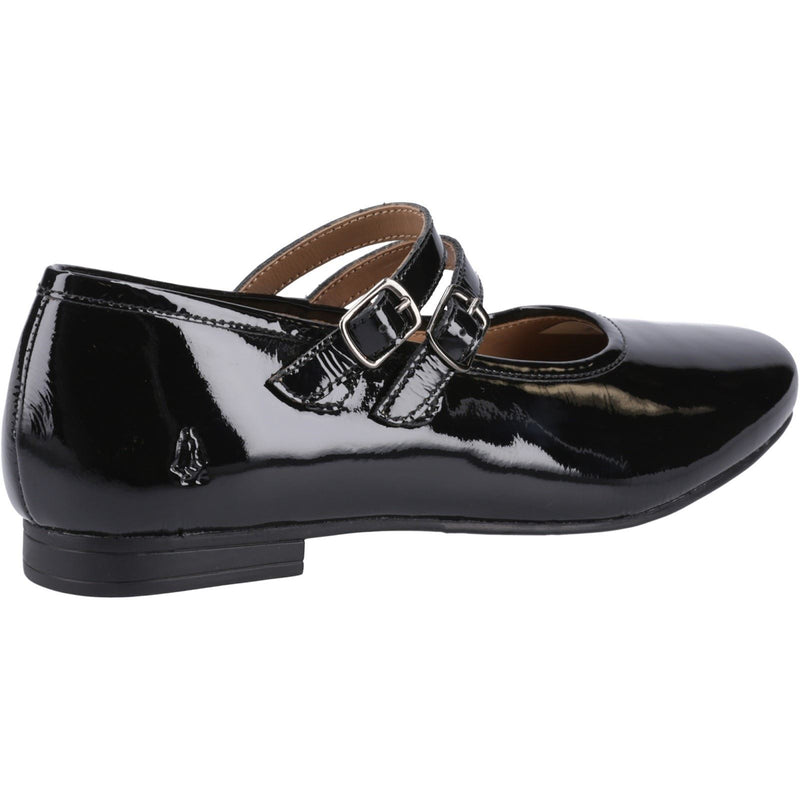 Hush Puppies Nancy Mary Jane Damen Ballerinas Aus Schwarzem Leder