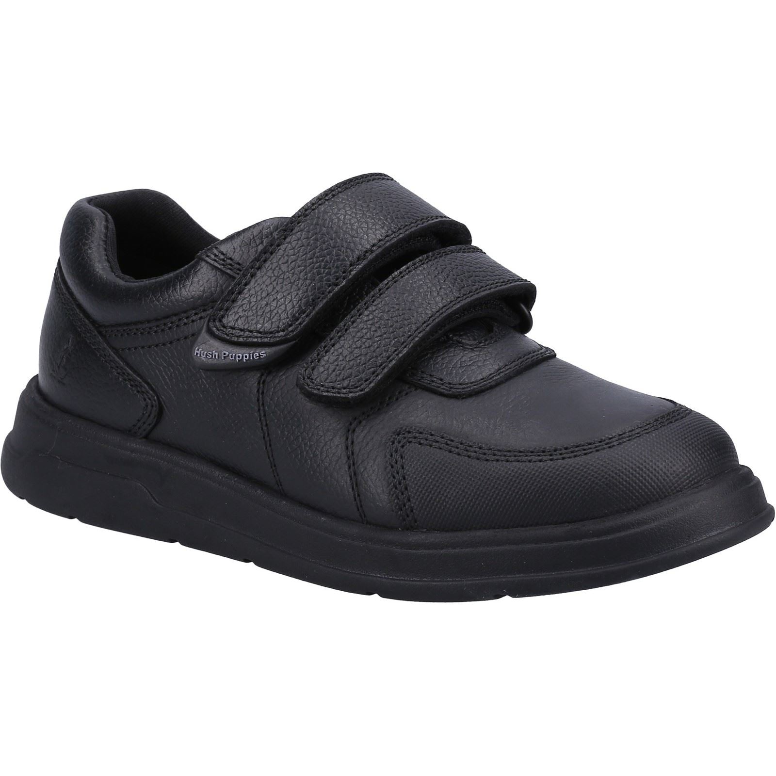 Hush Puppies Ryan JNR Lederschuhe Für Jungen In Schwarz
