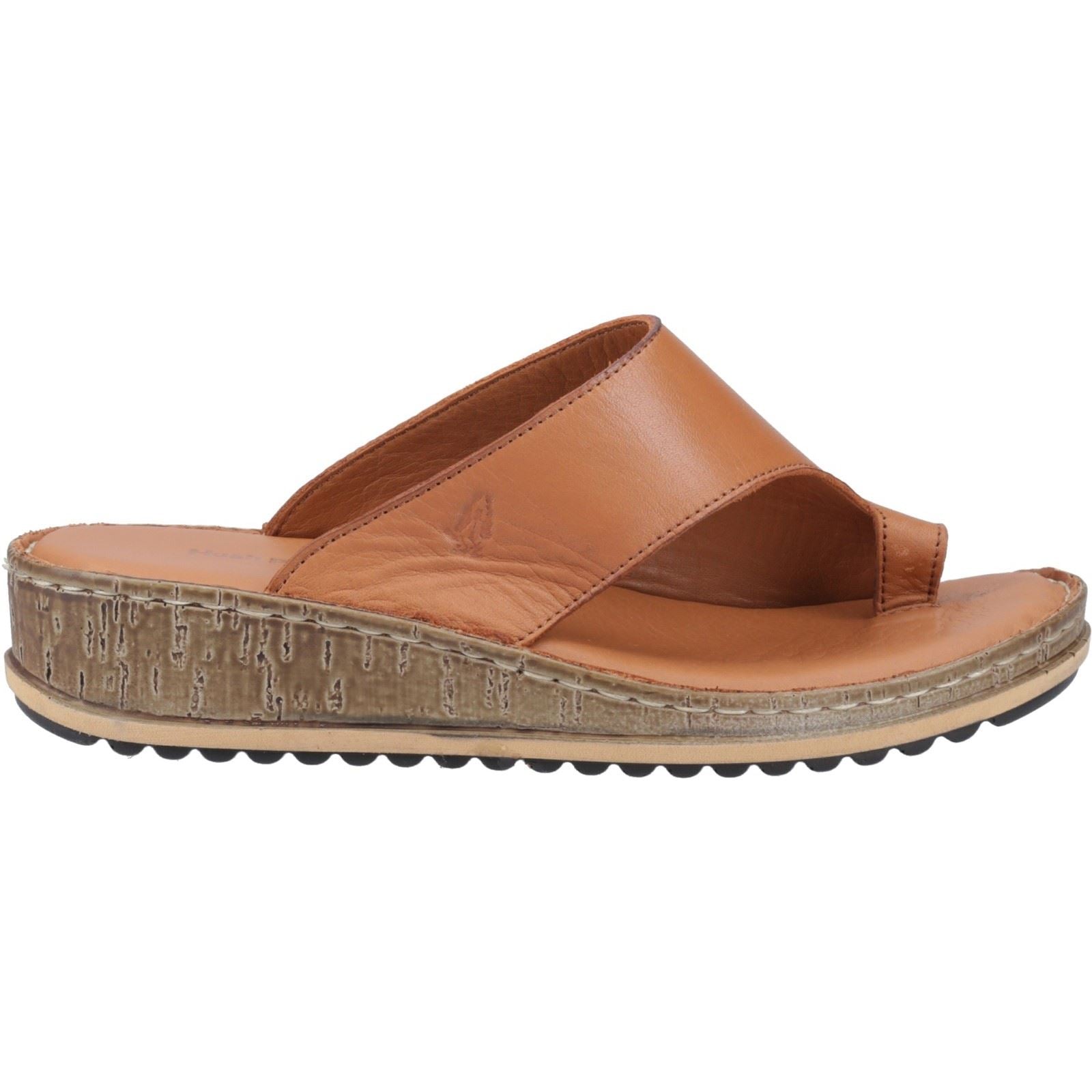 Hush Puppies Elissa Toepost Damen Sandalen Aus Wildleder In Tan