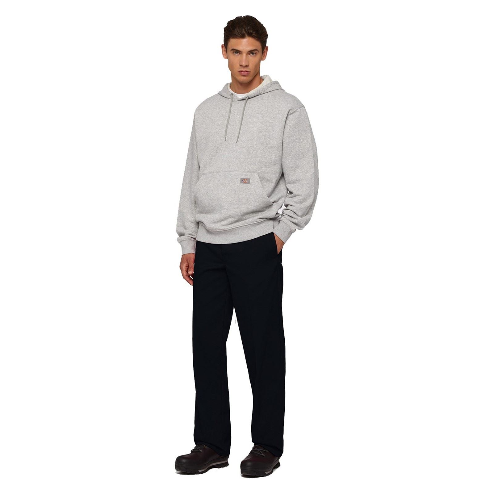 Dickies Everyday Fleece Baumwoll Herren Graues Kapuzensweatshirt