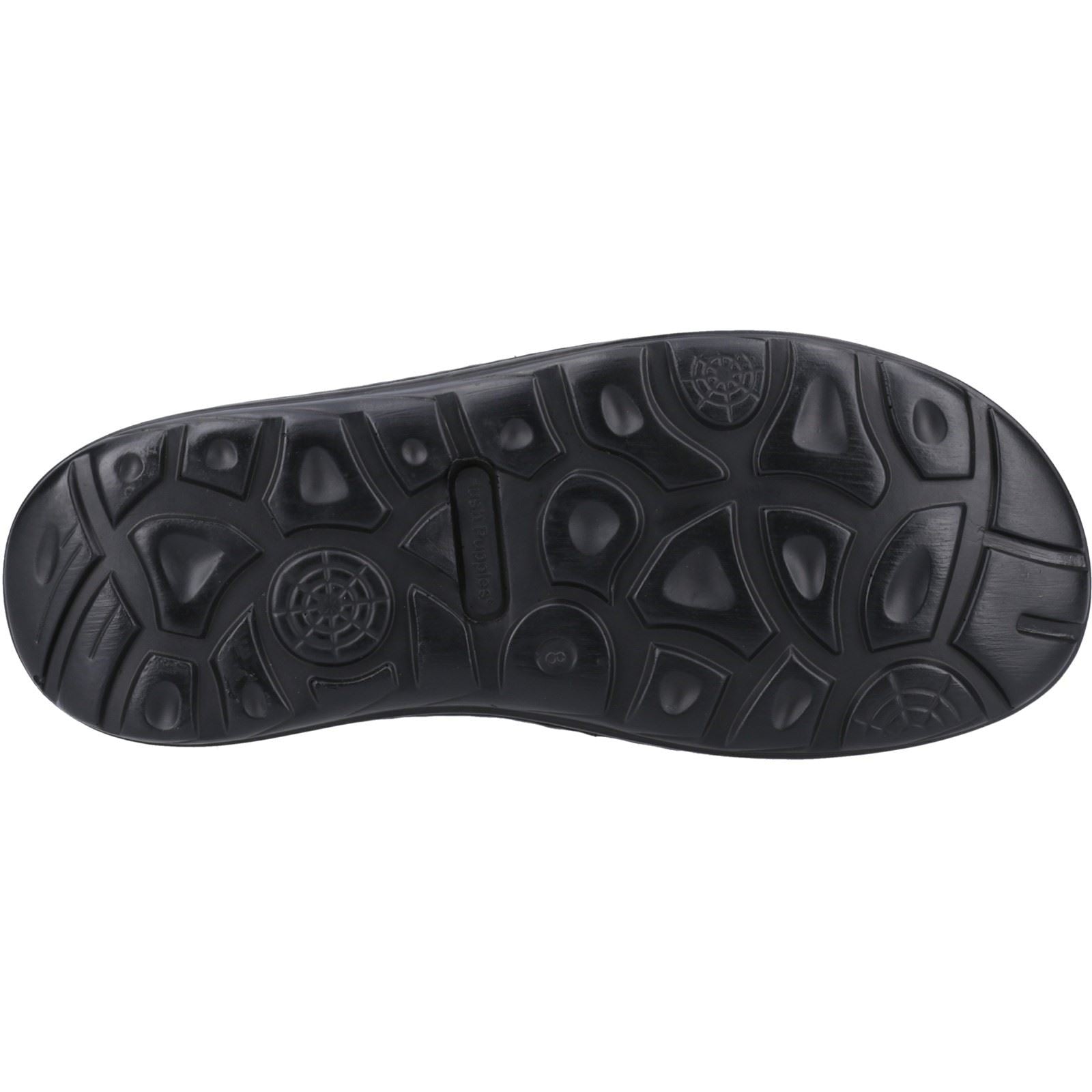 Hush Puppies Archer Herren Sandalen Aus Schwarzem Leder