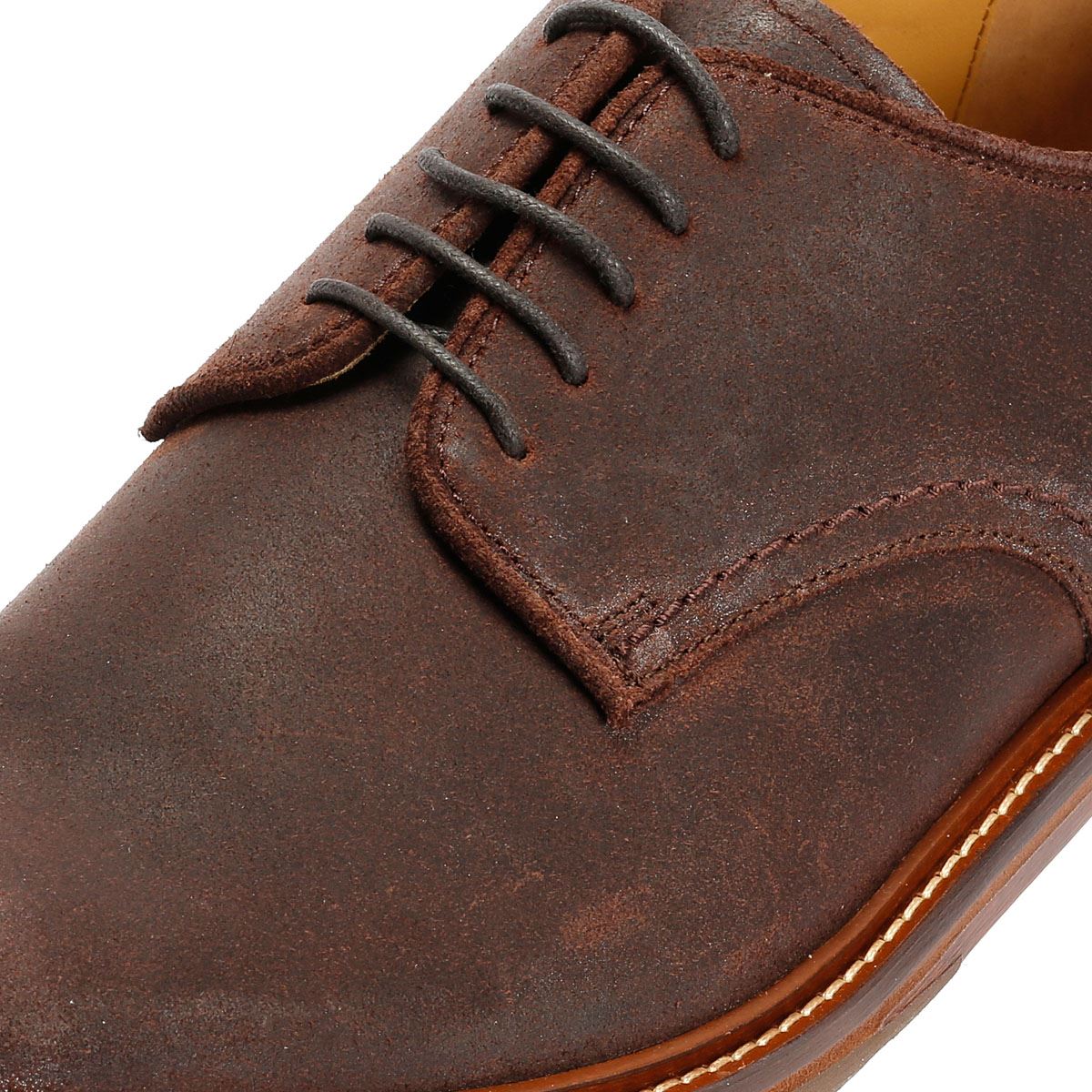 Chapman & Moore Plain Derby Country Herren Leder Braune Schnürschuhe