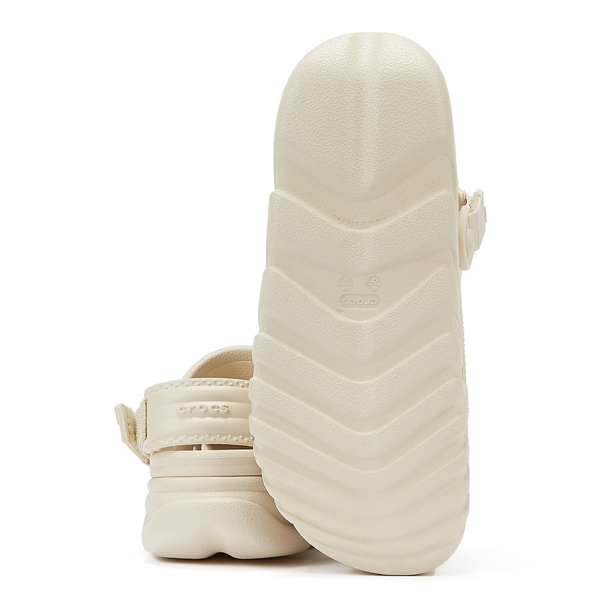 Crocs Duet Max 2 Stucco White Clogs