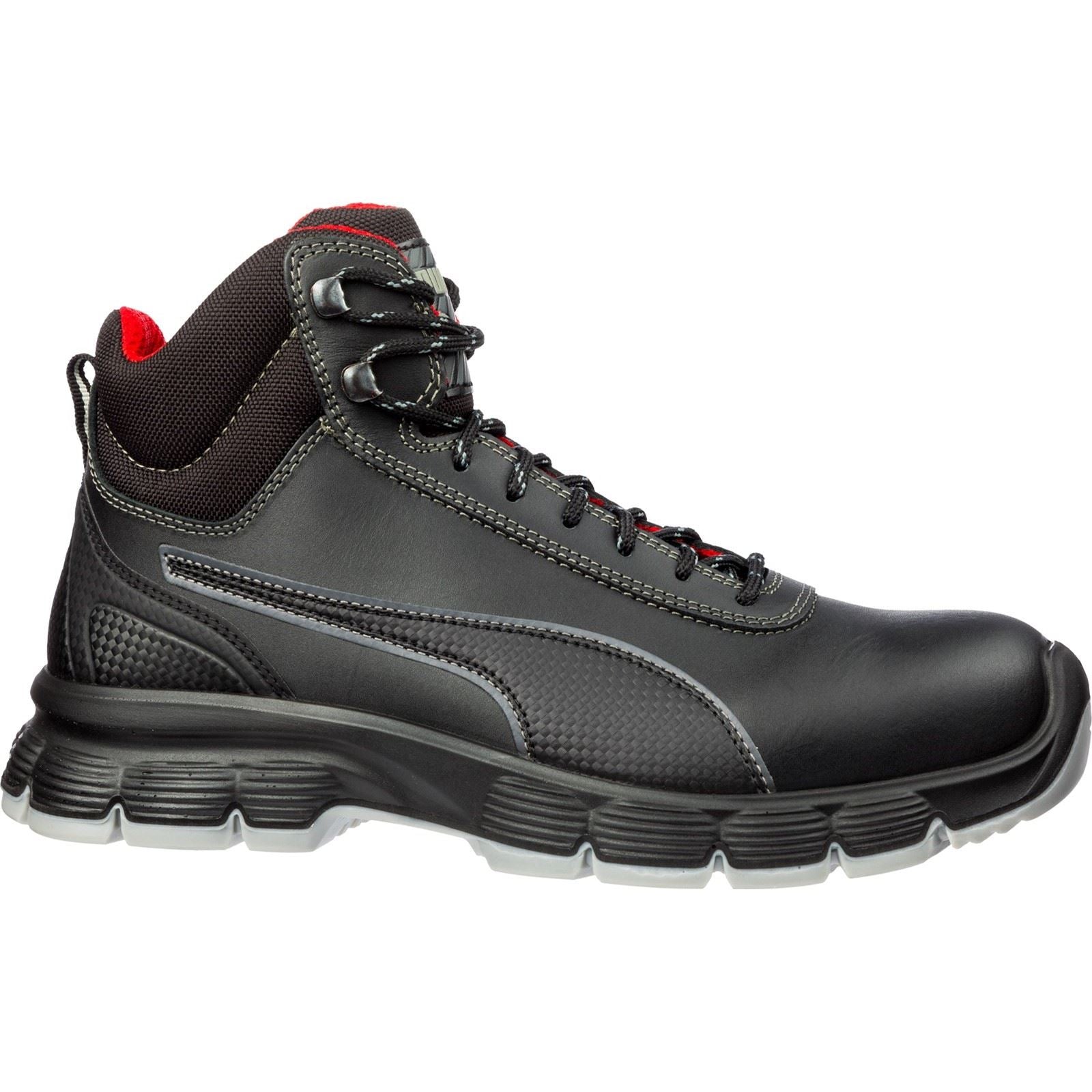 Puma Safety Condor Mid S3 Nubuk Schwarz Sicherheitsstiefel