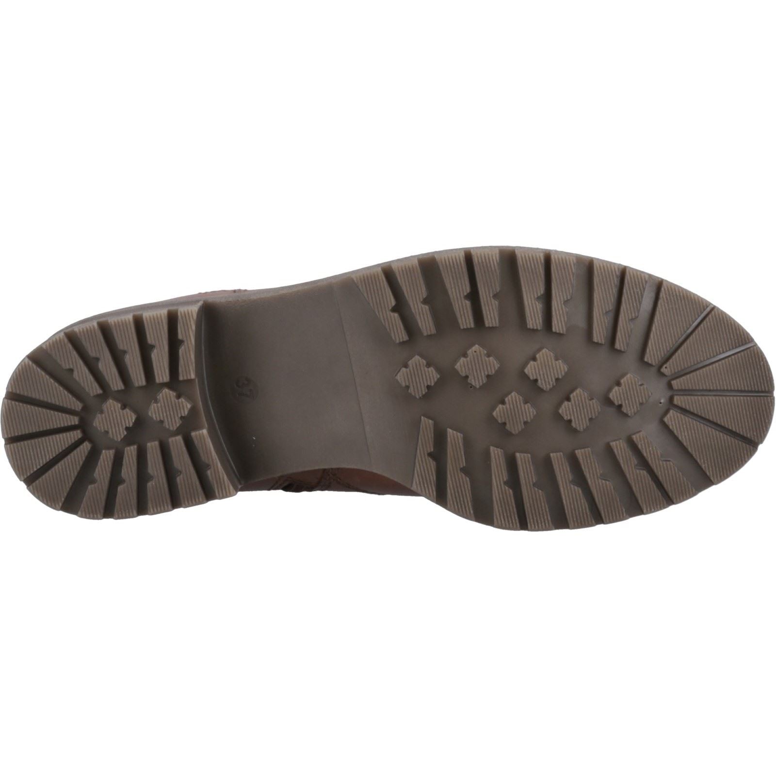 Hush Puppies Pippa Leder Damen Tan Stiefel