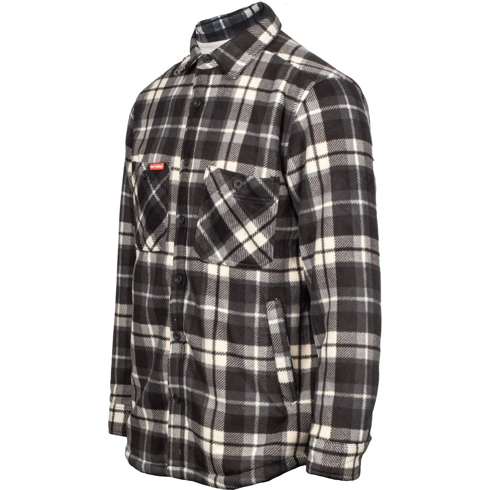 Hard Yakka Sherpa Herren Graue Fleecejacke