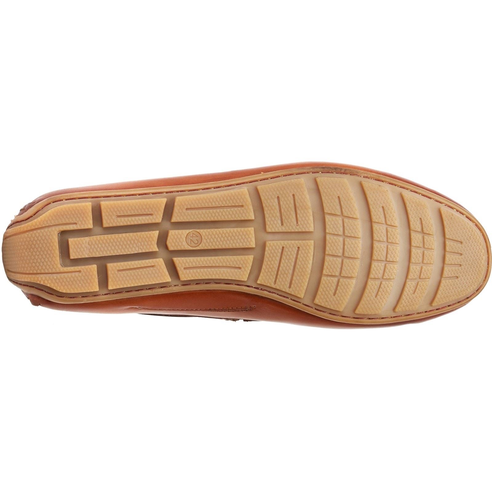 Base London Brooks Herren Mokassins Aus Gebranntem Tan-Leder