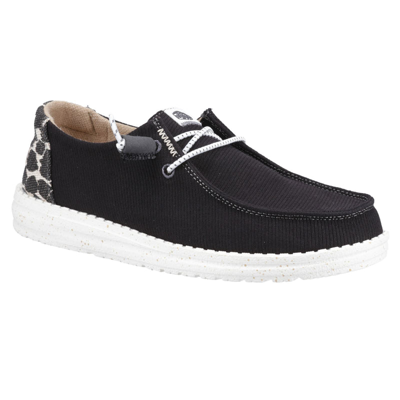 HEYDUDE Wendy Leopard Damen Schwarz/Leopardenmuster Loafers