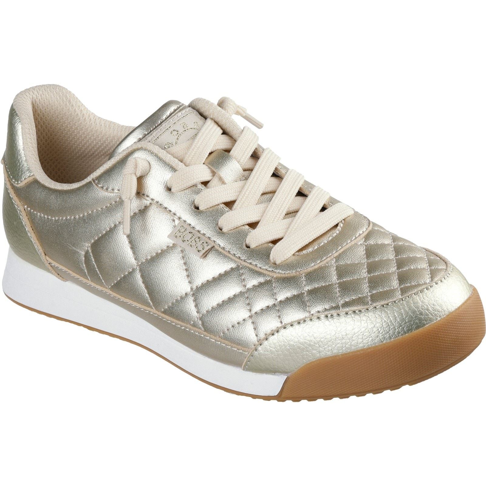 Skechers BOBS Billie Wild Comfort Polyurethan Damen Gold Turnschuhe