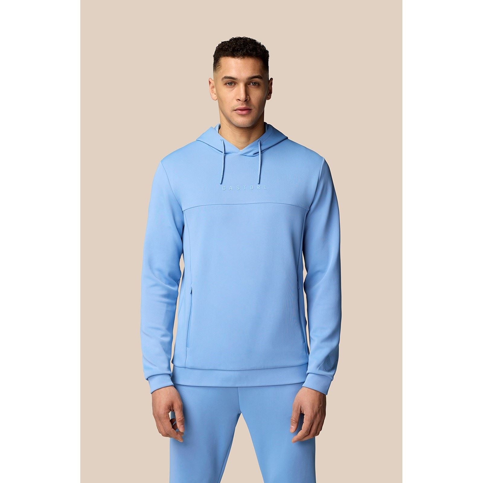Castore Scuba Hoody Polyester Herren Blaue Hoodies