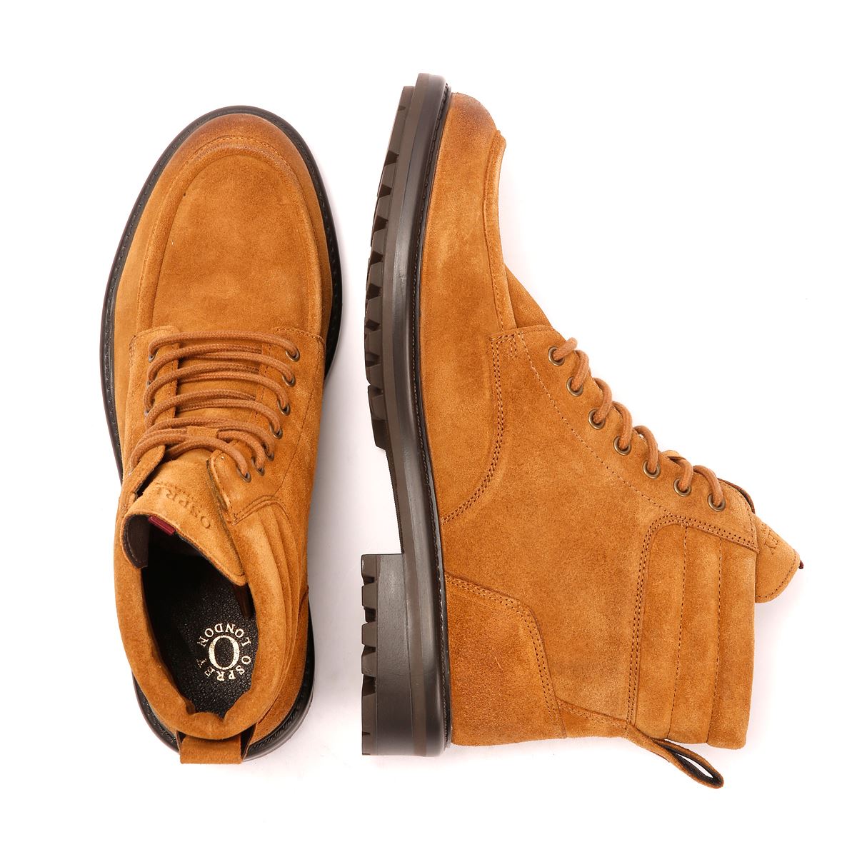 Osprey London The Pentney Wildleder Herren Braune Stiefel