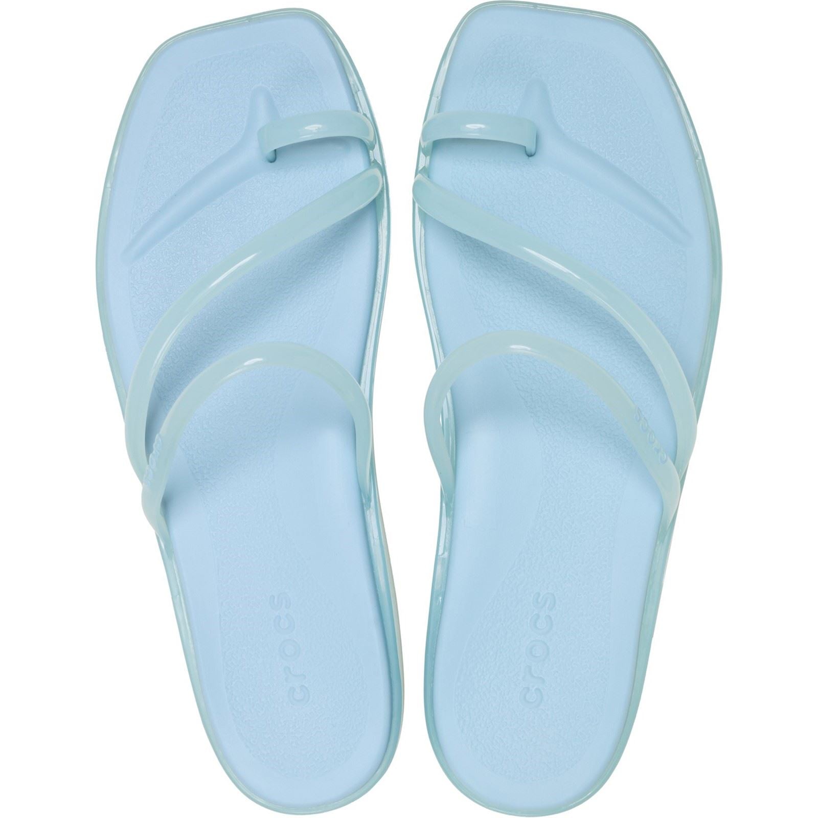 Crocs Miami Jely Toe Loop Eva Damen Sandalen Himmelblau
