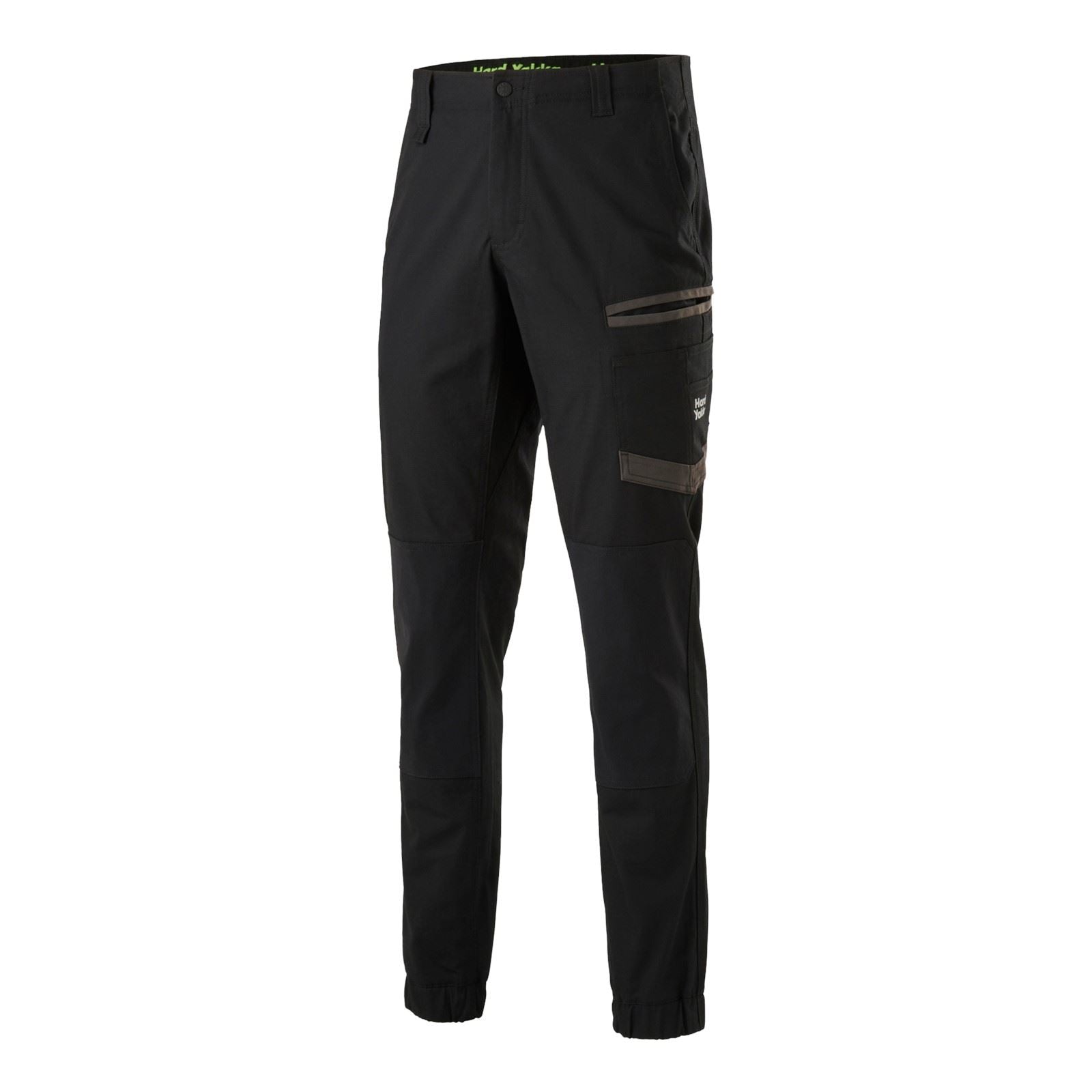 Hard Yakka Raptor Cuff Baumwoll Herren Schwarze Farbe Outdoor Hosen
