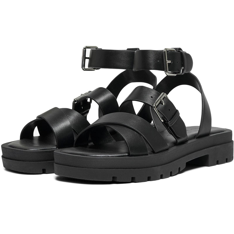 ONLY MELODY 1 Synthetik Damen Schwarze Farbe Sandalen