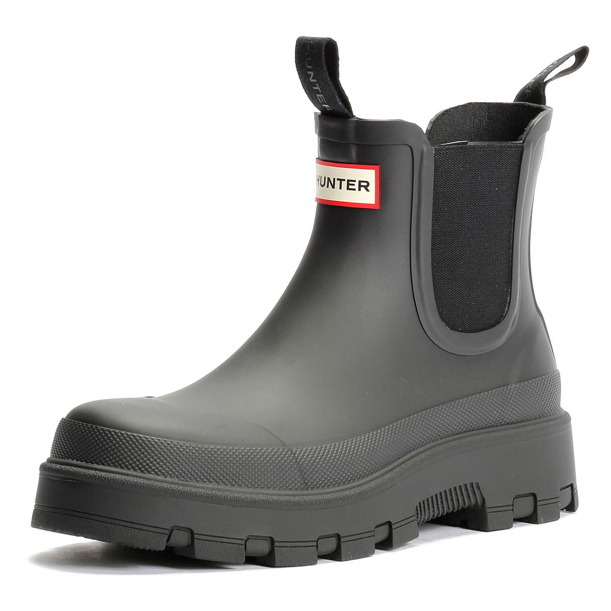 Hunter Elements Chelsea Gummi Damen Schwarze Farbe Gummistiefel