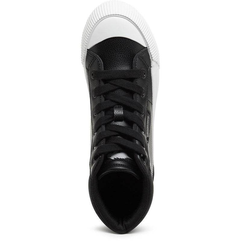 Rocket Dog Cheery Hi Damen-Sneakers In Schwarz