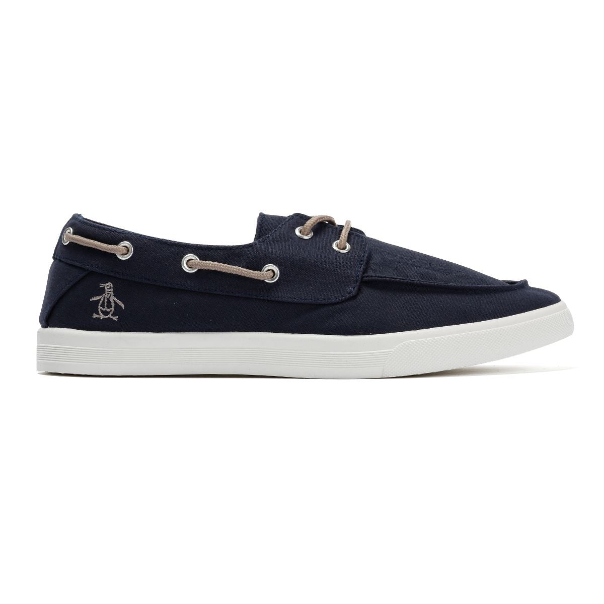 Penguin Sailor Canvas Herren Blau Schnürschuhe