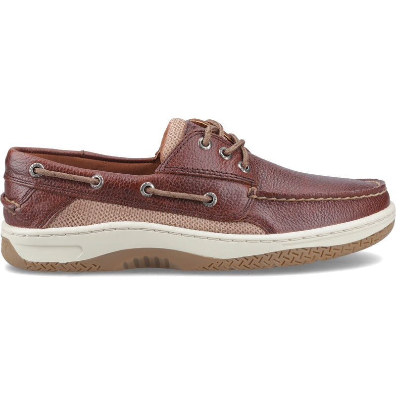 Sperry Billfish 3 Eye Leder Herren Braune Bootsschuhe