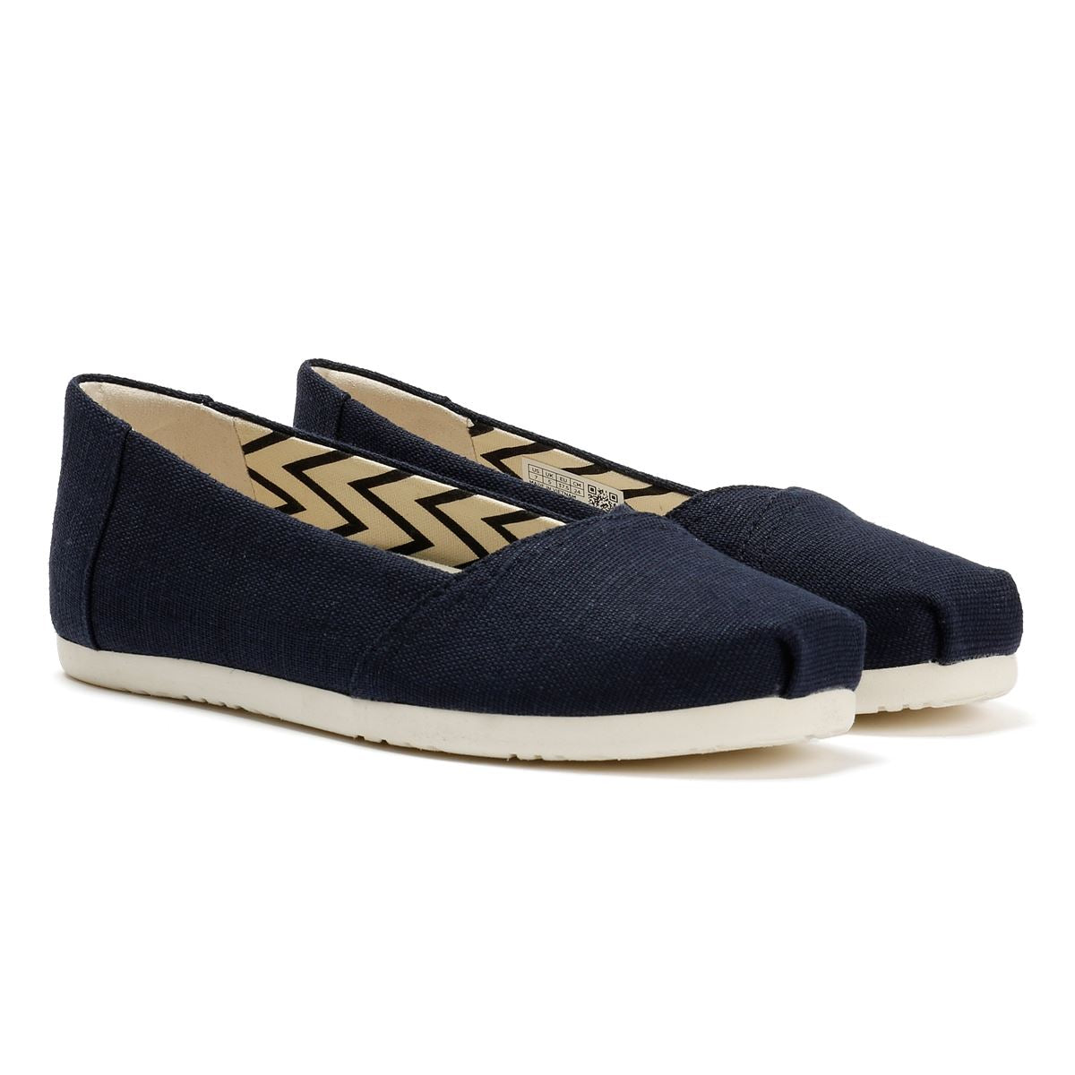 TOMS Alpargata Ballet Leinwand Damen Blau Espadrilles