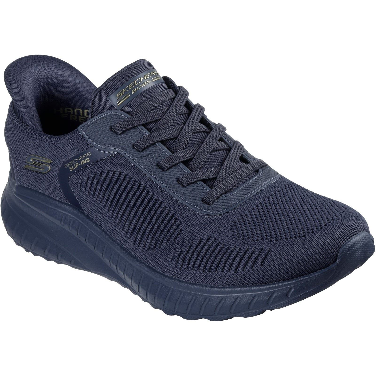 Skechers BOBS Sport Squad Chaos Damen Sneaker aus dunkelblauem Polyester