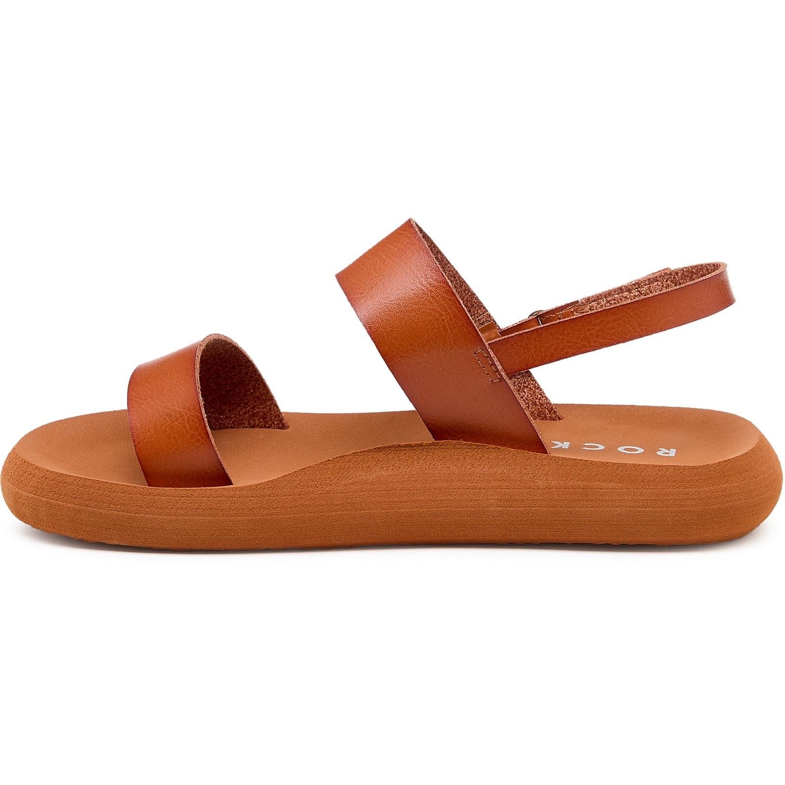 Rocket Dog Sunshine Damen Sandalen In Cognac Aus Textil
