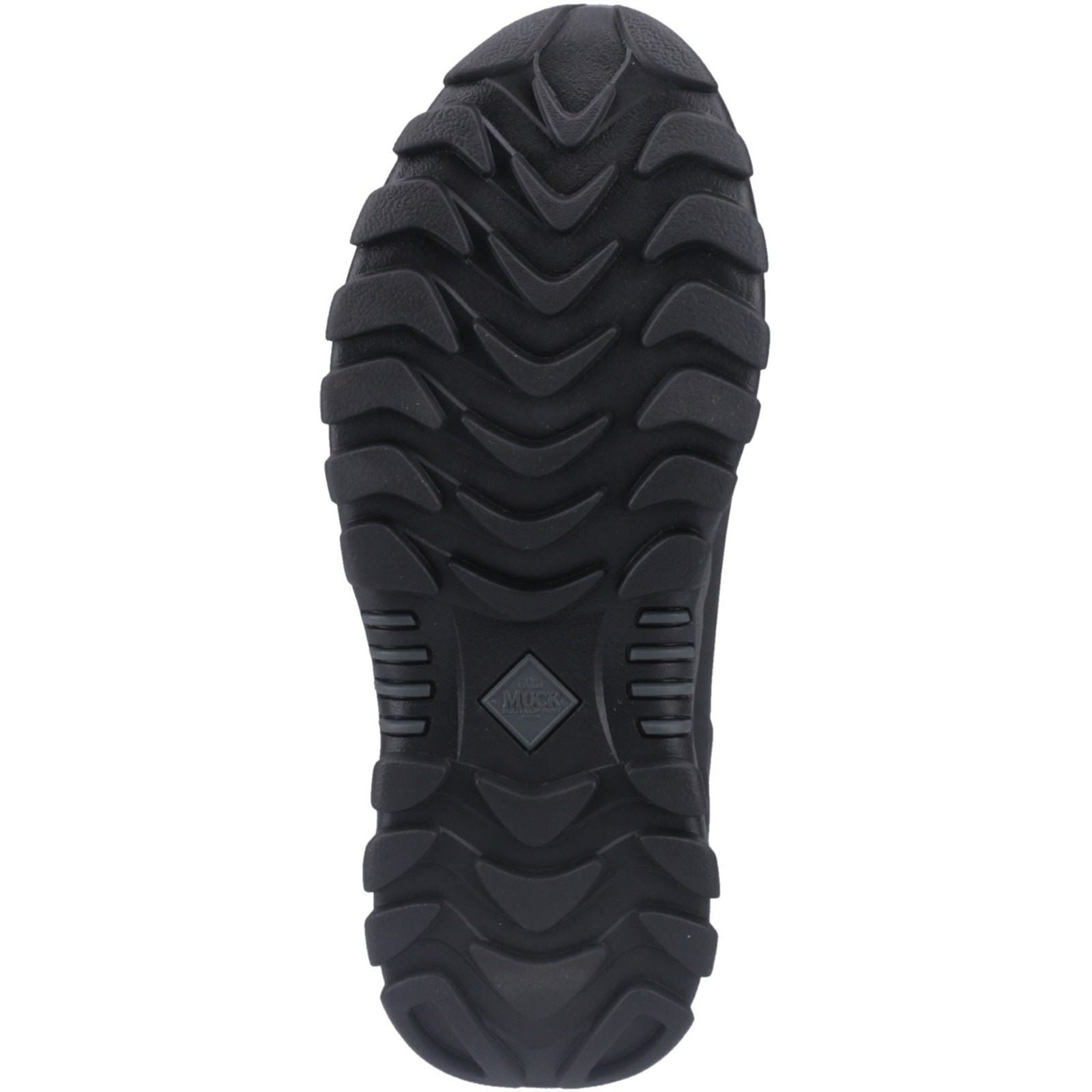 Muck Boots Arctic Sport II Tall Damen Gummistiefel in Schwarz/Magenta Verlauf für den Winter bis zum Knie