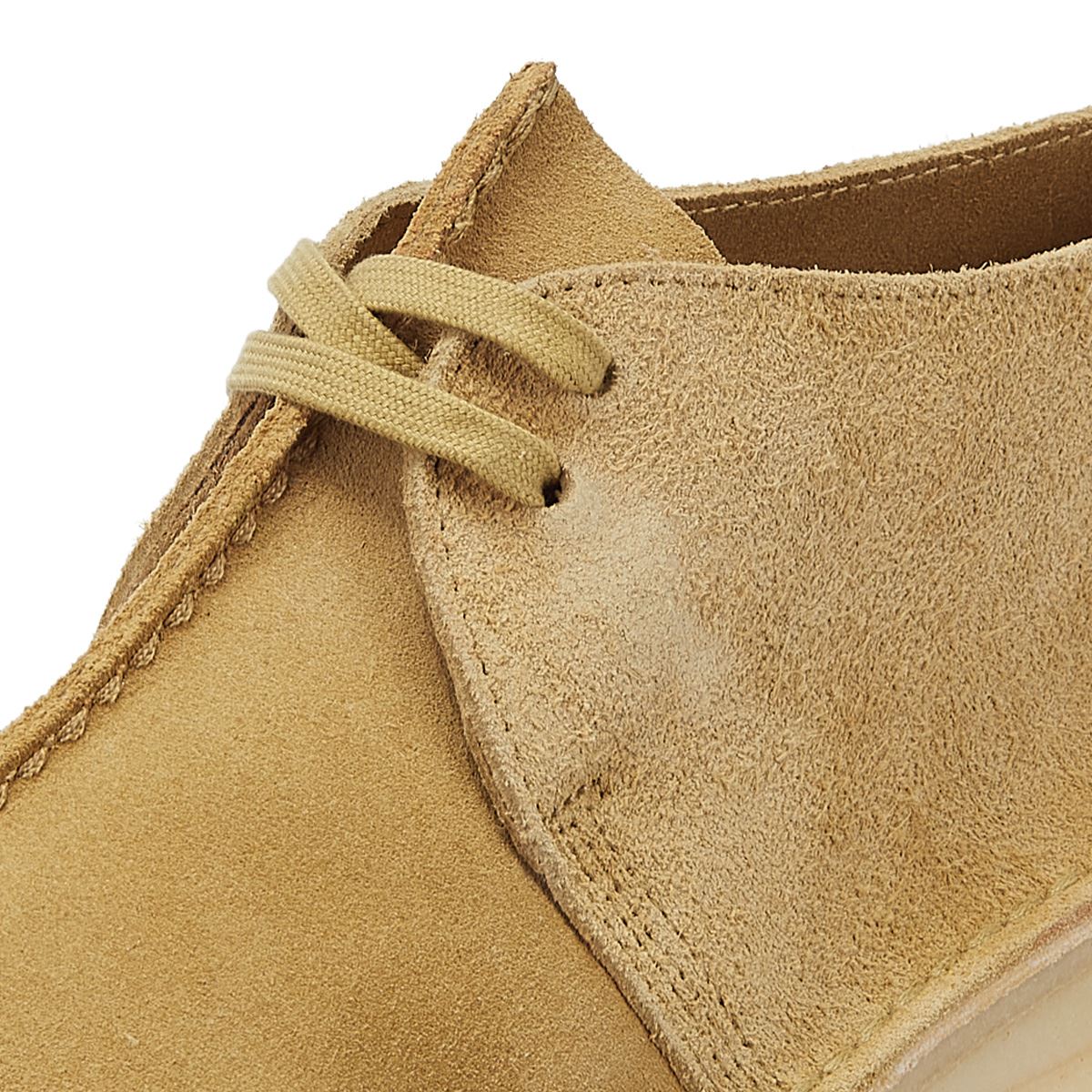 Clarks Originals Desert Trek Herren-Schnürschuhe Aus Ahorn-Wildleder