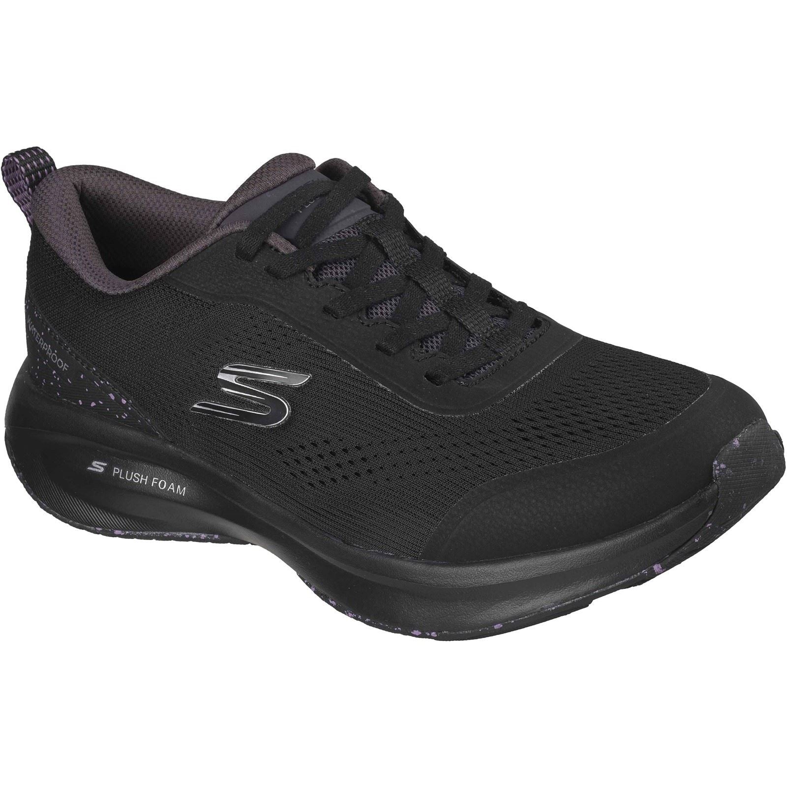 Skechers Arch Fit Summits Polyester Damen Schwarze Sneakers