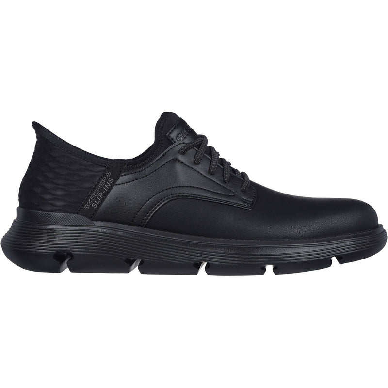 Skechers Garza - Gervin Schwarze Farbe Herren-Schnürschuhe Aus Leder