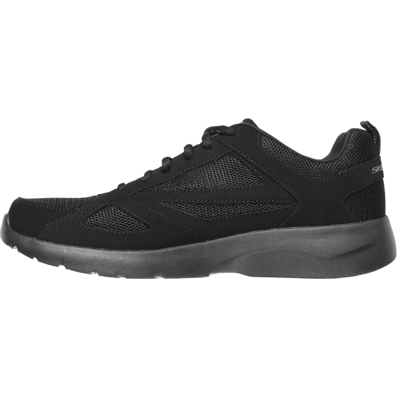 Skechers Dynamight 2.0 Netz Herren Schwarze Turnschuhe
