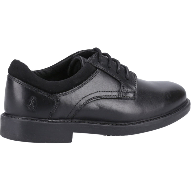 Hush Puppies Tommy Senior Lederschuhe Für Jungen In Schwarz