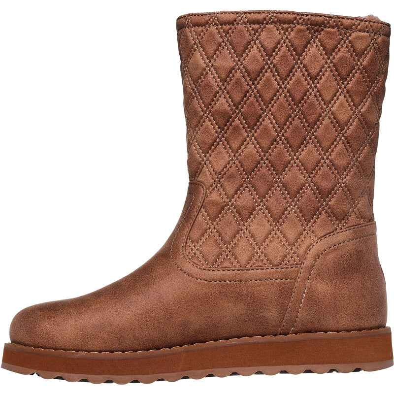 Skechers Keepsakes 2.0 Morning Walks Textile Damen Kastanienbraune Stiefel