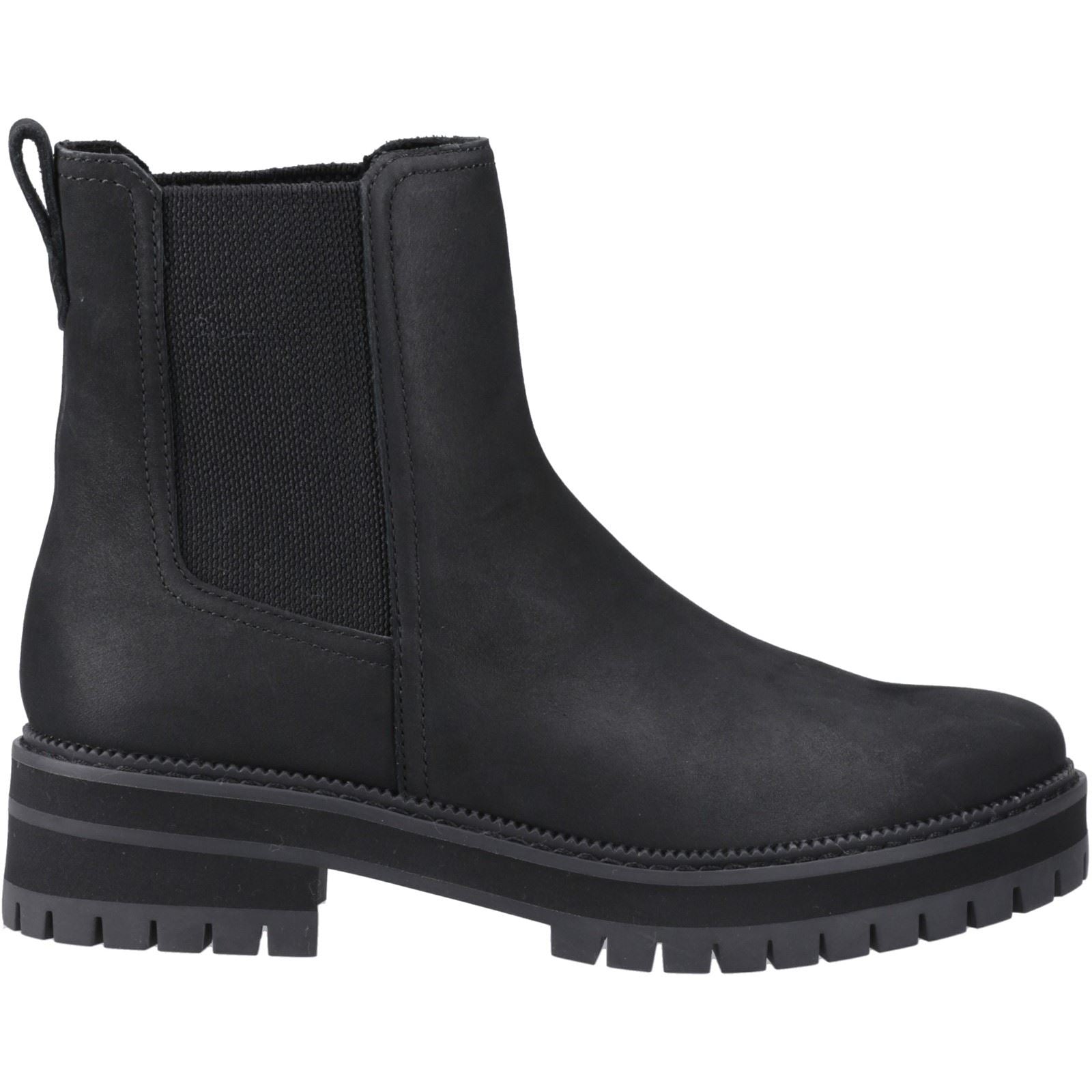 TOMS Bennet Leder Damen Schwarze Stiefel