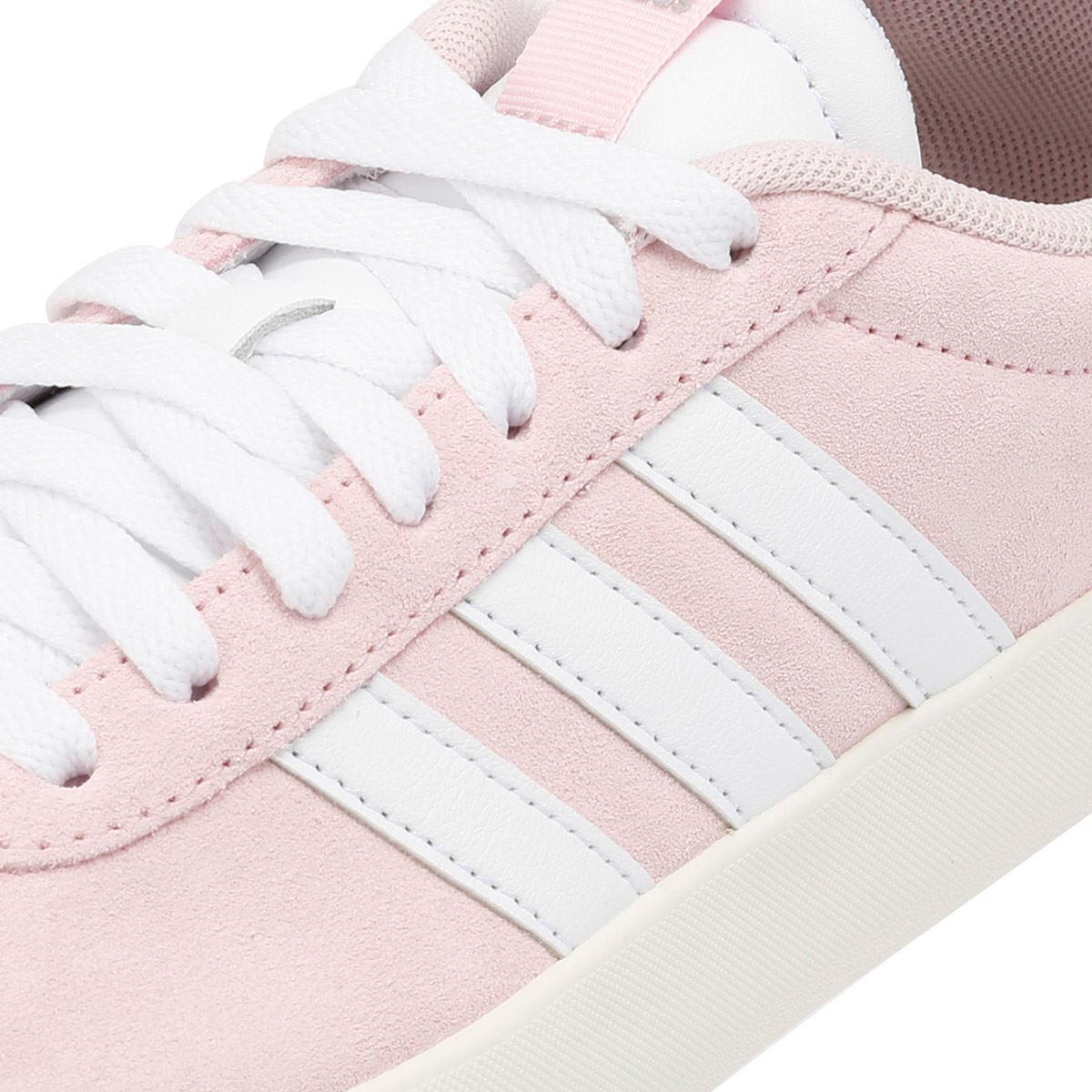 Adidas VL Court 3.0 Damen Sneaker Aus Rosa Leder